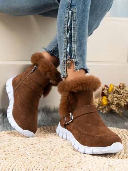 Women's Winter Boots Soft Faux Fur Elegant Design