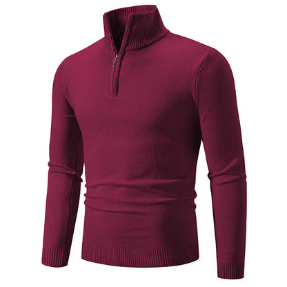 Men's Modern Pullover Short Zipper
