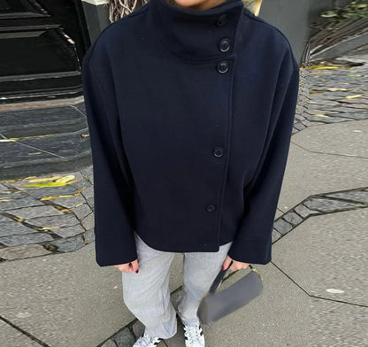 Damenjacke Chic Kurz Schnell Verschluss