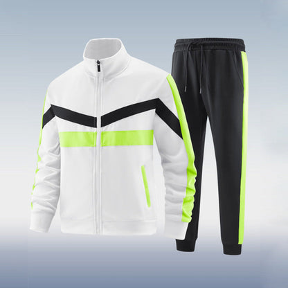 Practical Two-Piece Men's Sporty Tracksuit