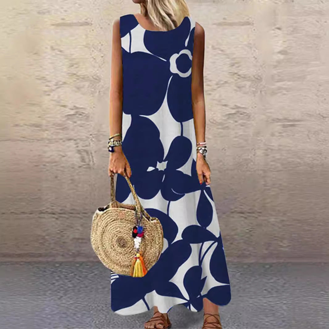 Women's Summer Dress Floral Lightweight Ruched
