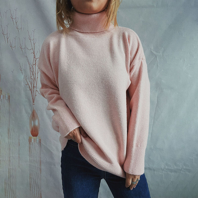 Simple Knitted Sweater Soft Comfortable Everyday Wear