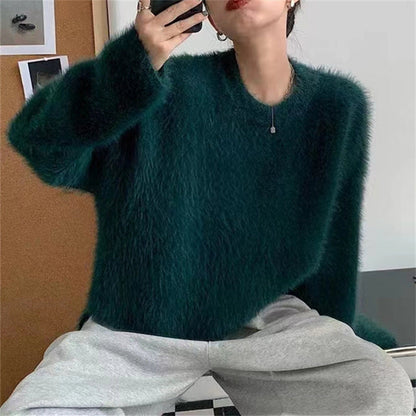 Women's Sweater Soft Casual Crewneck