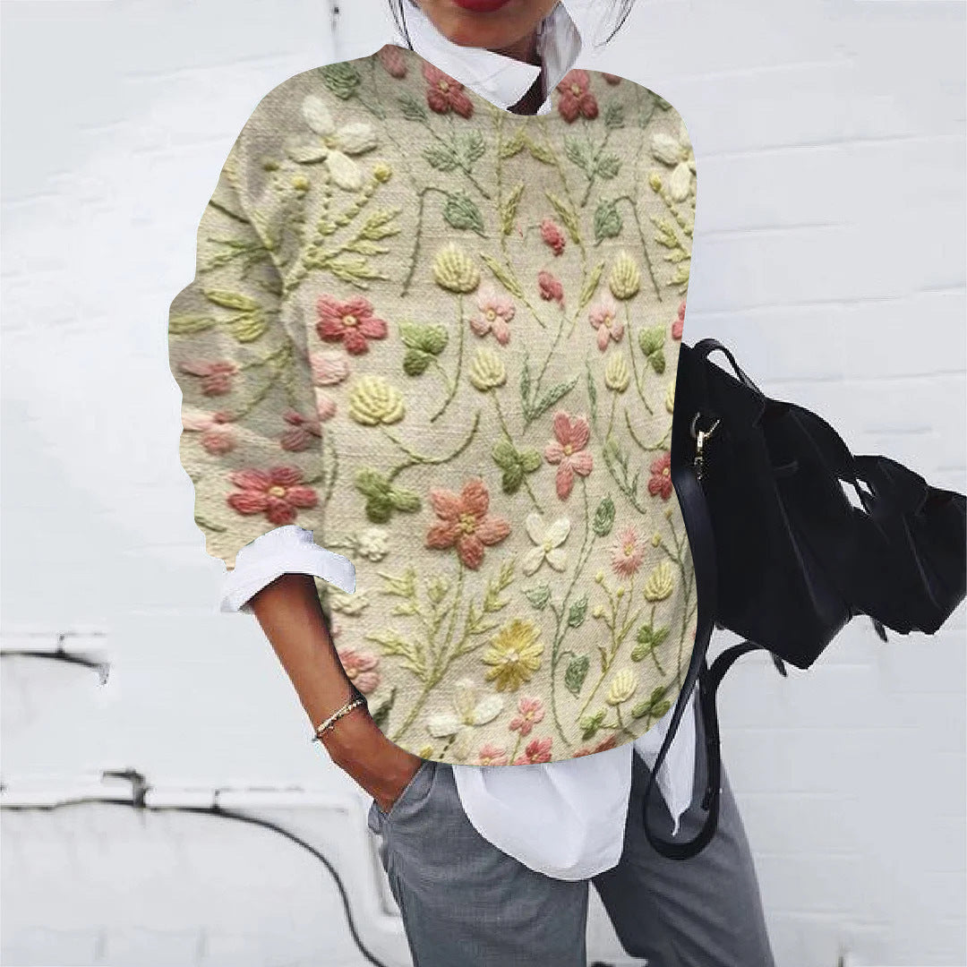 Women's Sweater Modern Knit Pattern Elegant Design