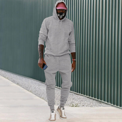 Men's Tracksuit Hoodie Joggers Comfortable