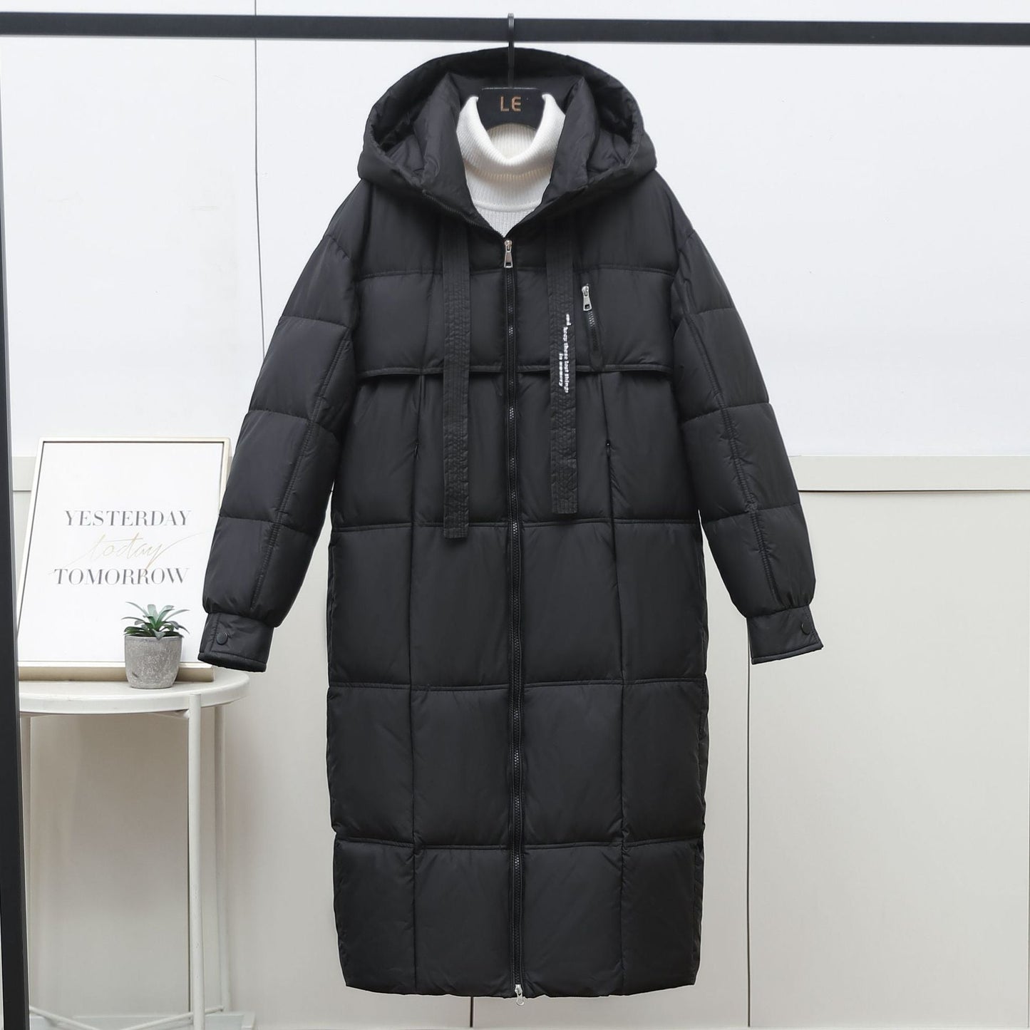 Women's Long Warm Down Parka Winter