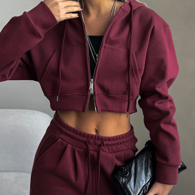 Women's Sport Jacket Set with Jogging Pants Comfortable