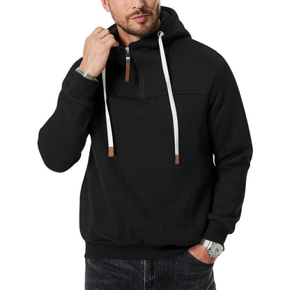 Men's Sport Hoodie Modern Zipper Design