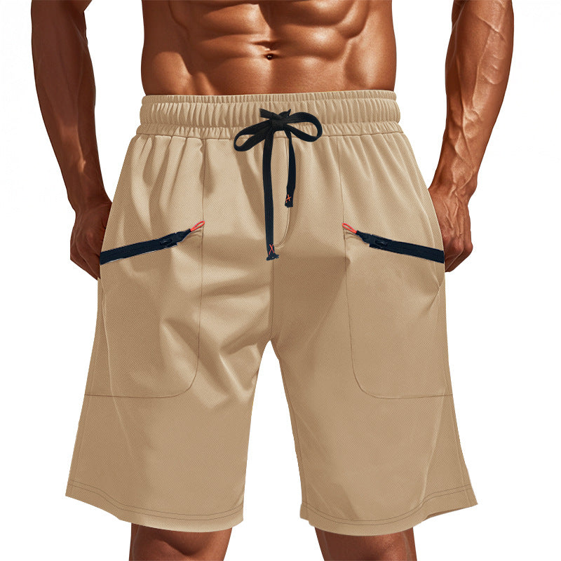 Men's Sports Shorts Elastic Multi-pocket