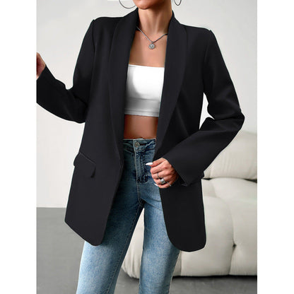 Women's Blazer Fitted Elegant Long