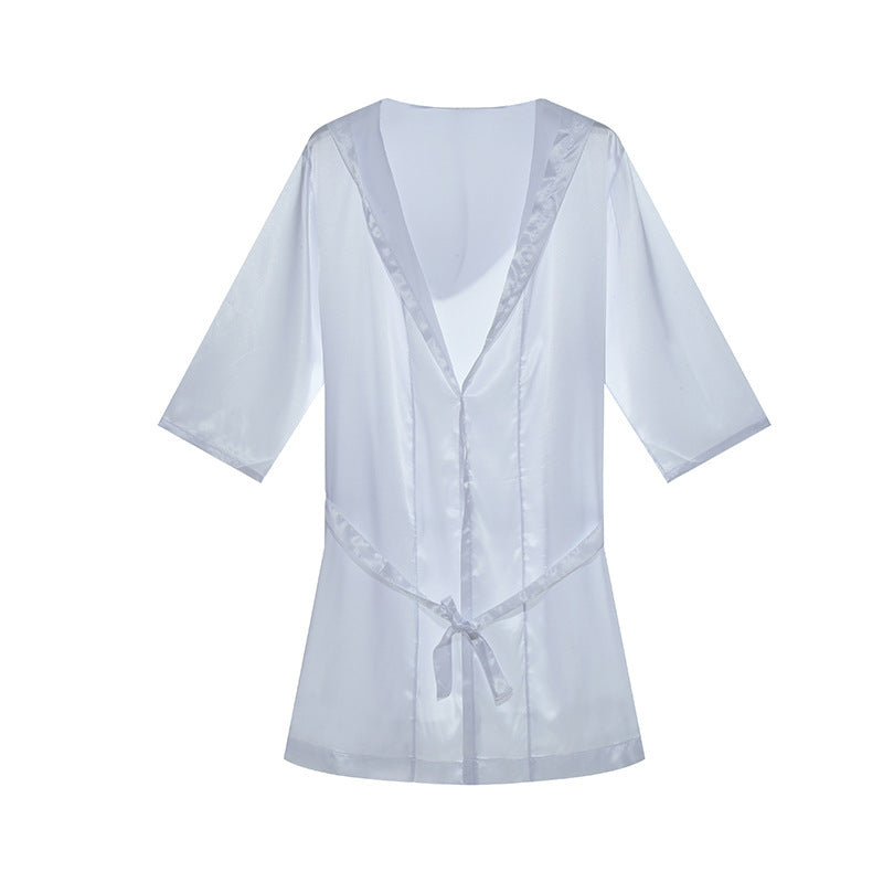Men's Soft Satin Robe