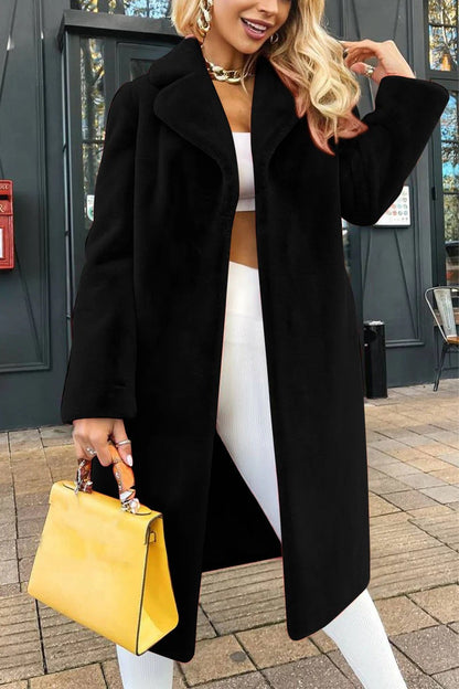 Damen Fleecejacke Modern Elegant Taschen