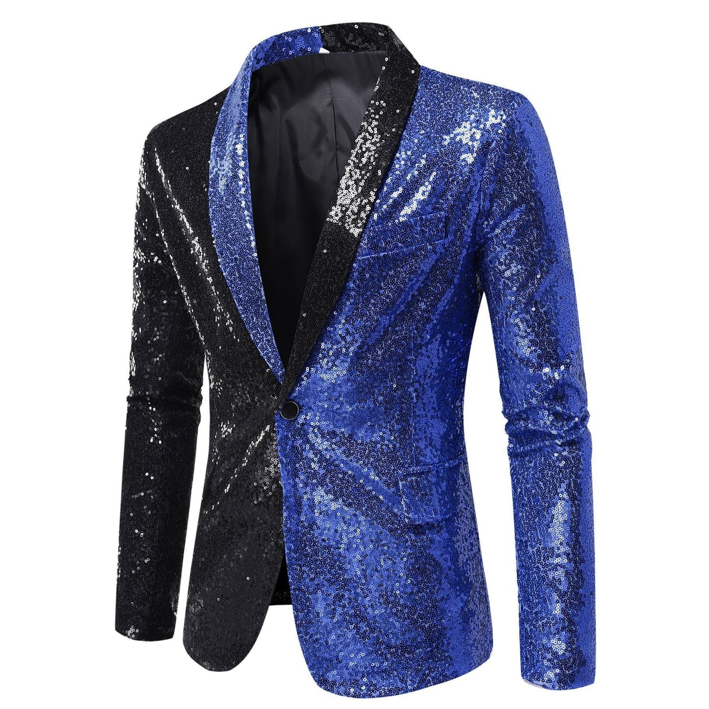 Men's Glitter Jacket Modern Cut Sparkling