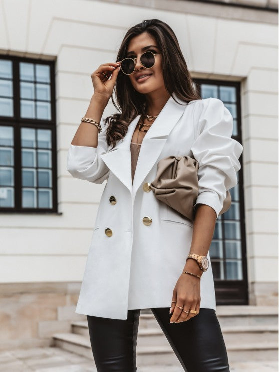 Women's Oversized Blazer Elegant With Pockets