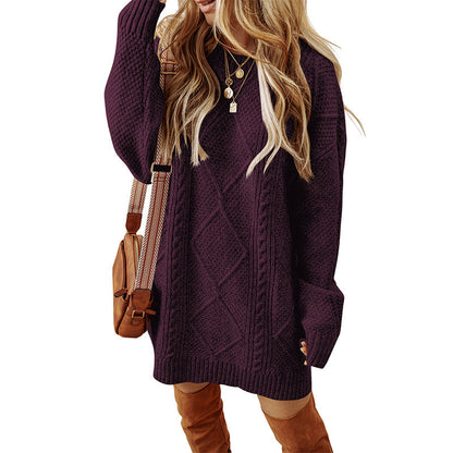 Women's Plus Size Knitted Dress