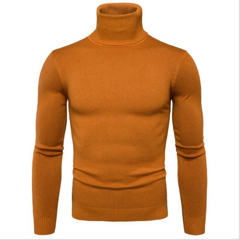 Men's Turtleneck Sweater Slim Fit Fashionable