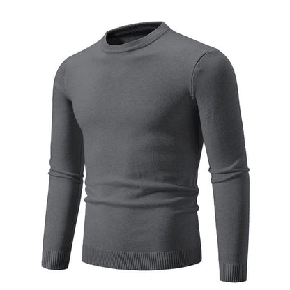 Men's Round Neck Jumper Elegant Design Cotton