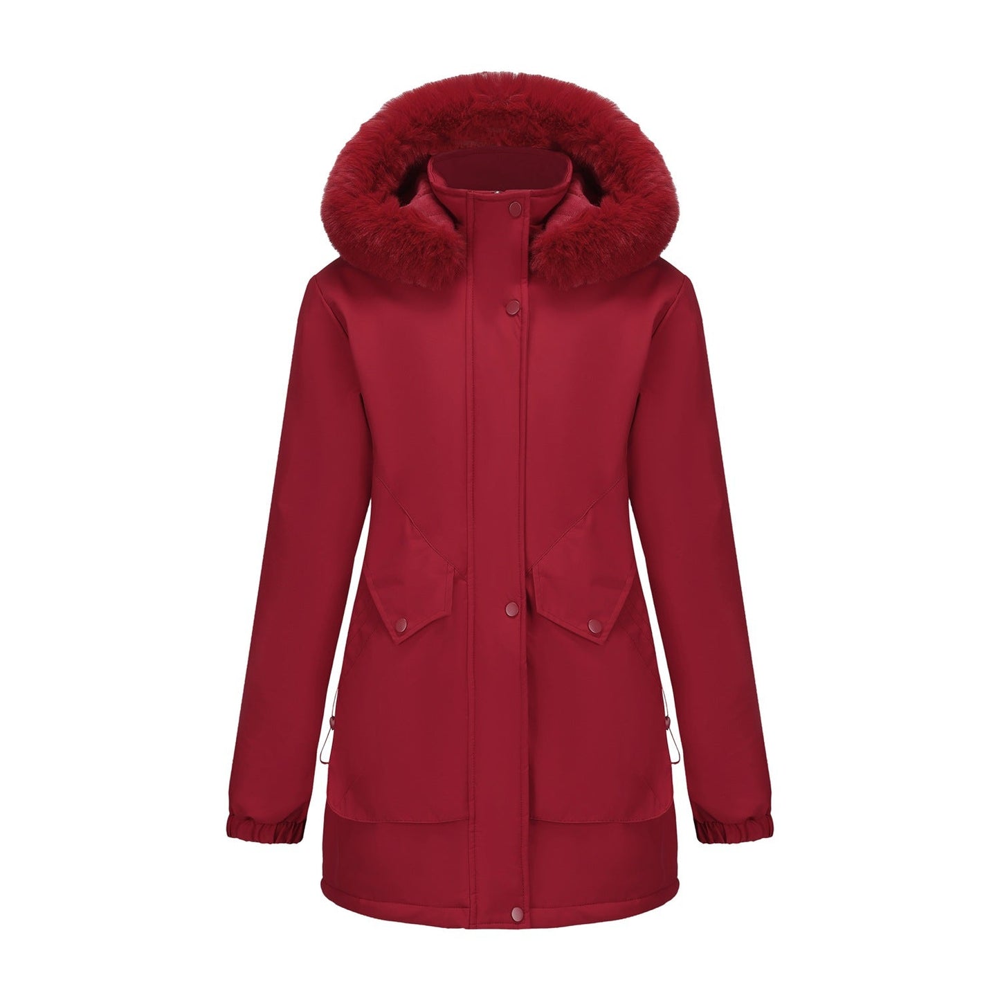 Women's Parka Jacket Waterproof Cuddly Collar