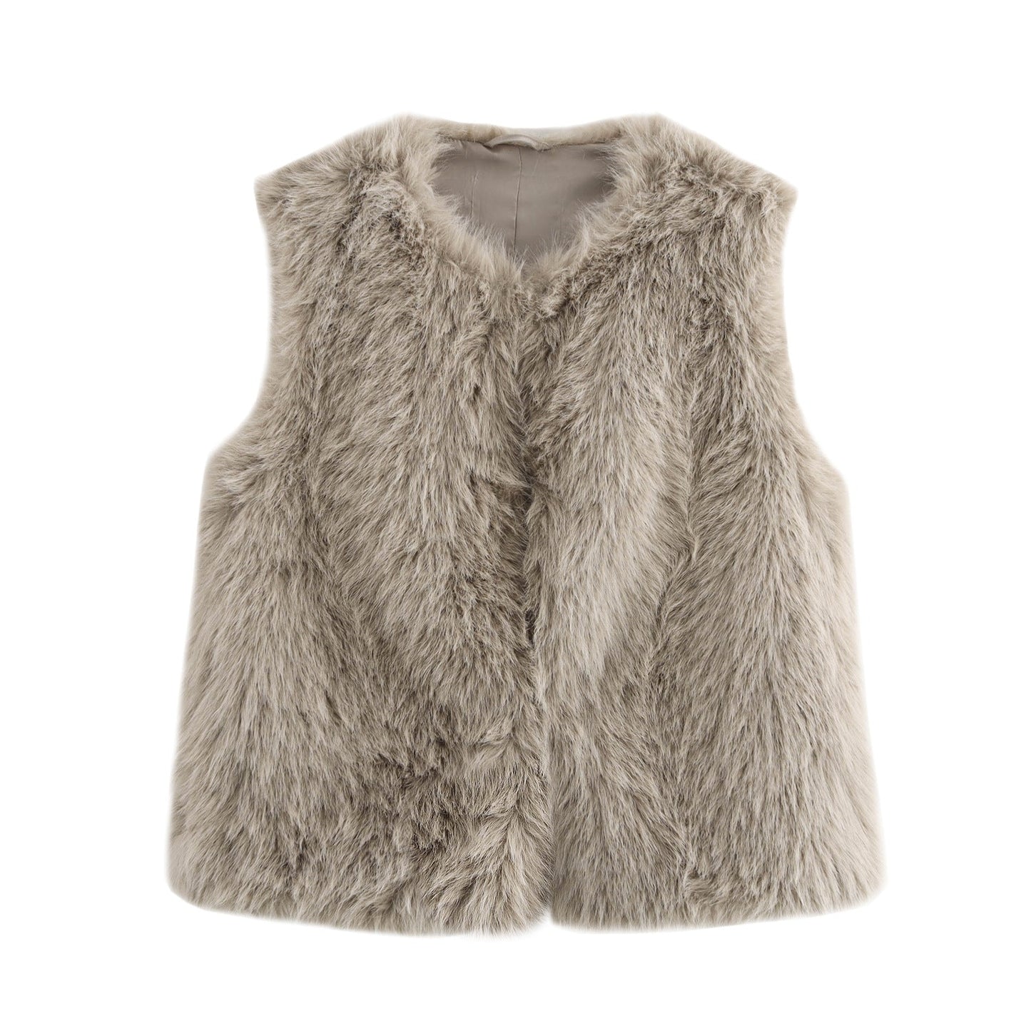 Soft Faux Fur Vest for Women - Elegant Ladies' Jacket