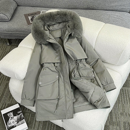 Women's Modern Cozy Winter Parka with Pockets