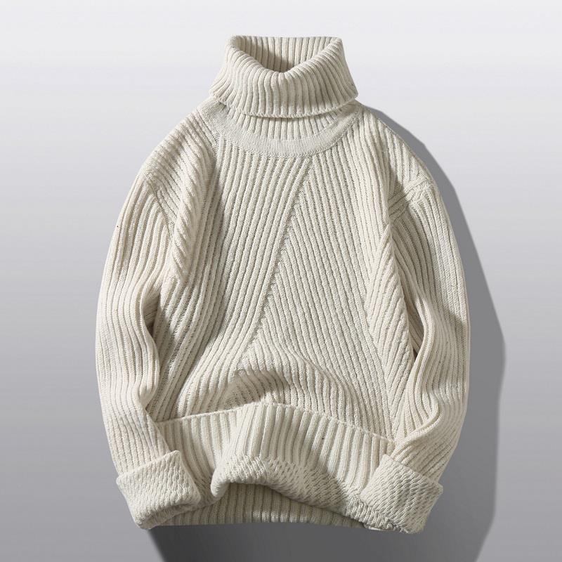 Women's Turtleneck Sweater Chunky Knit Warm Elegant Design