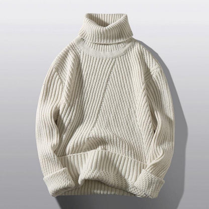 Women's Turtleneck Sweater Chunky Knit Warm Elegant Design