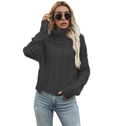 Women's Pullover Chunky Knit Cable Pattern Elegance