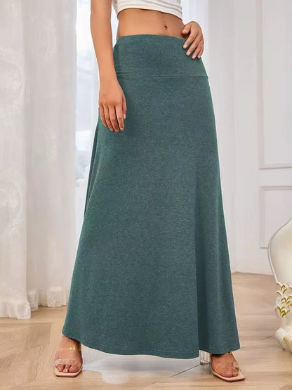 Women's Maxi Dress Soft Stretch High-Waisted Elegance