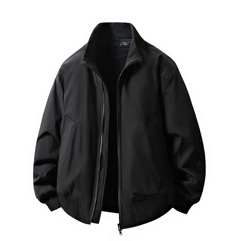 Men's Leather Jacket Elegant Slim Fit Design