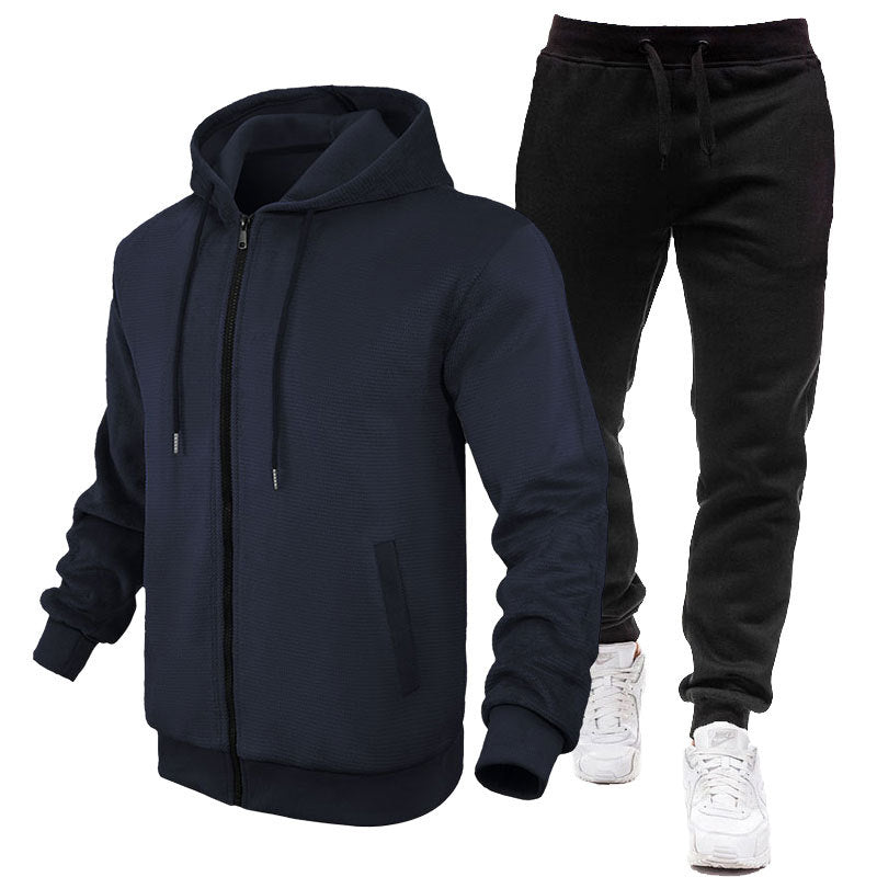 Men's Sport Suit Fleece Inner Jacket Jogging Pants