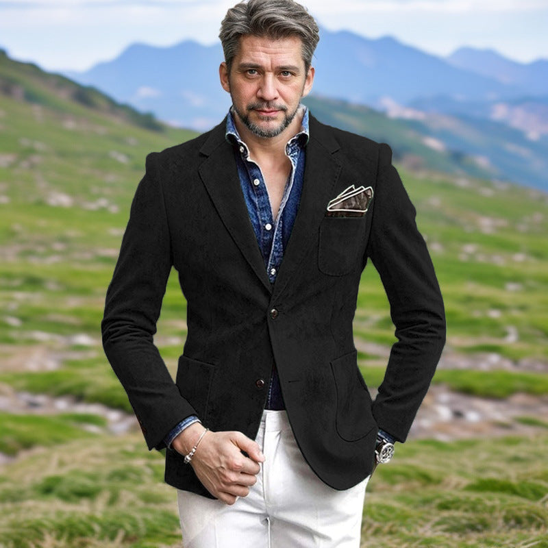 Men's Velvet Blazer Elegant Cut