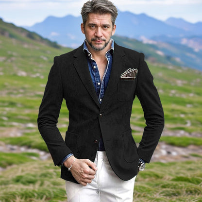 Men's Velvet Blazer Elegant Cut