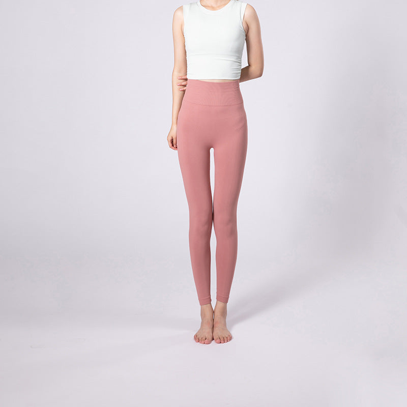 Women's Sports Set: Cropped Top and High Waisted Leggings