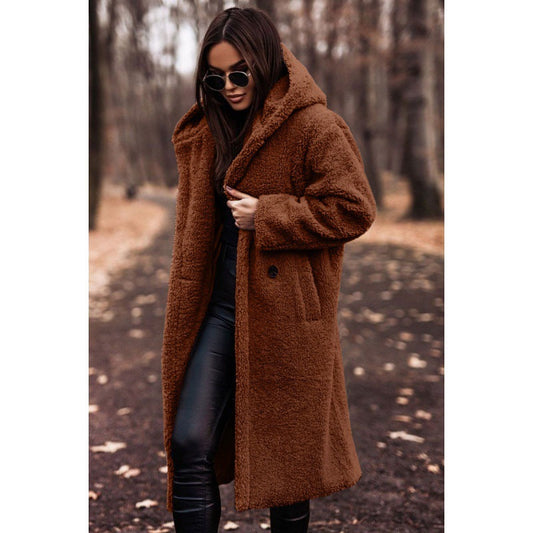 Damen Oversized Mantel Weich & Bequem - IdealeKleiden