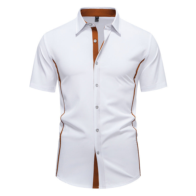 Men's Short Sleeve Shirt Modern Style
