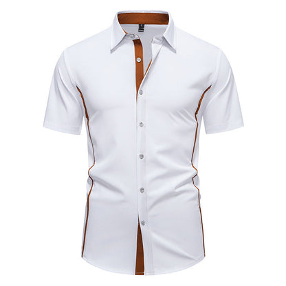 Men's Short Sleeve Shirt Modern Style