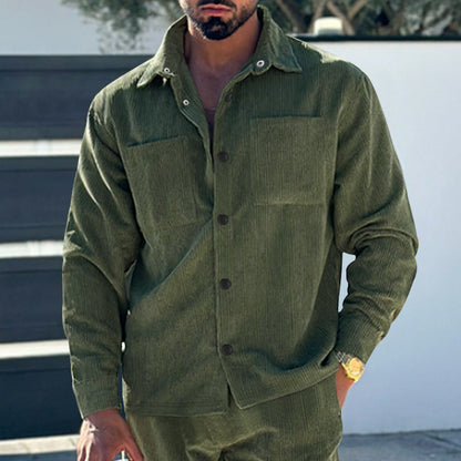 Men's Fleece Jacket Warm Practical with Pockets
