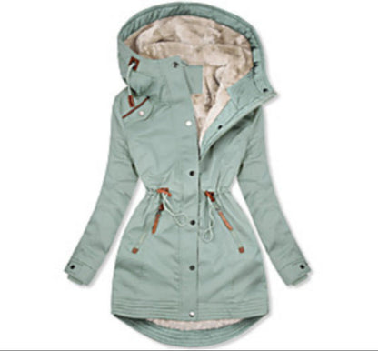 Women's Winter Parka Warm Fleece Insulated