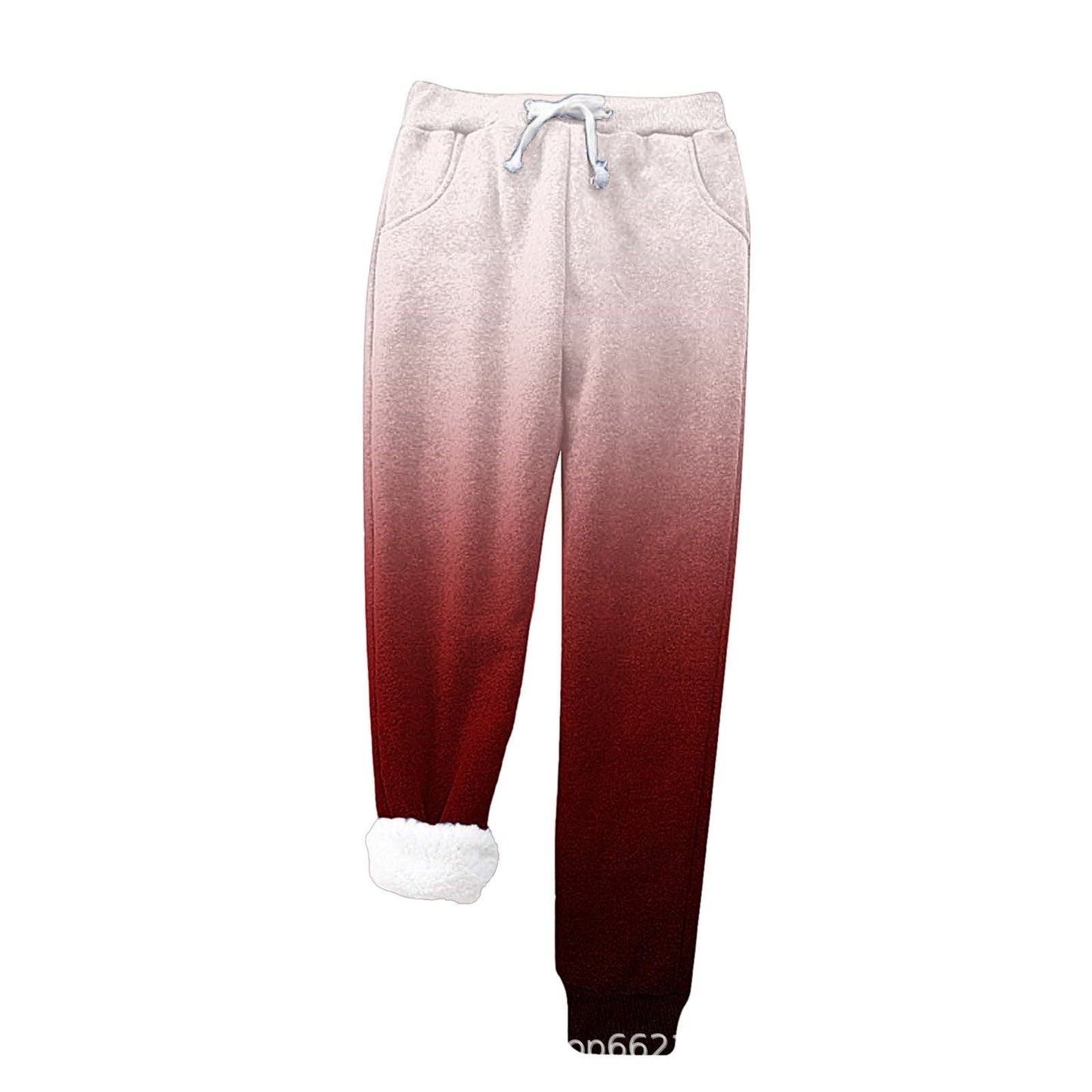 Women's Jogging Bottoms Warm Fleece Soft Elastic