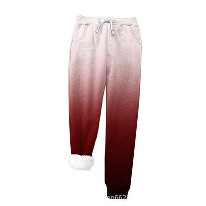 Women's Jogging Bottoms Warm Fleece Soft Elastic