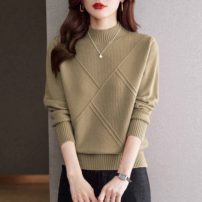 Women's Elegant Ribbed Sweater