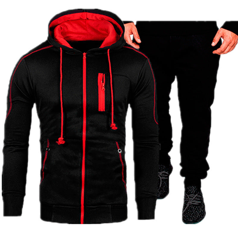 Men's Sports Outfit Hoodie Tracksuit Set
