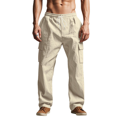 Men's Cargo Pants Comfortable Elastic Practical