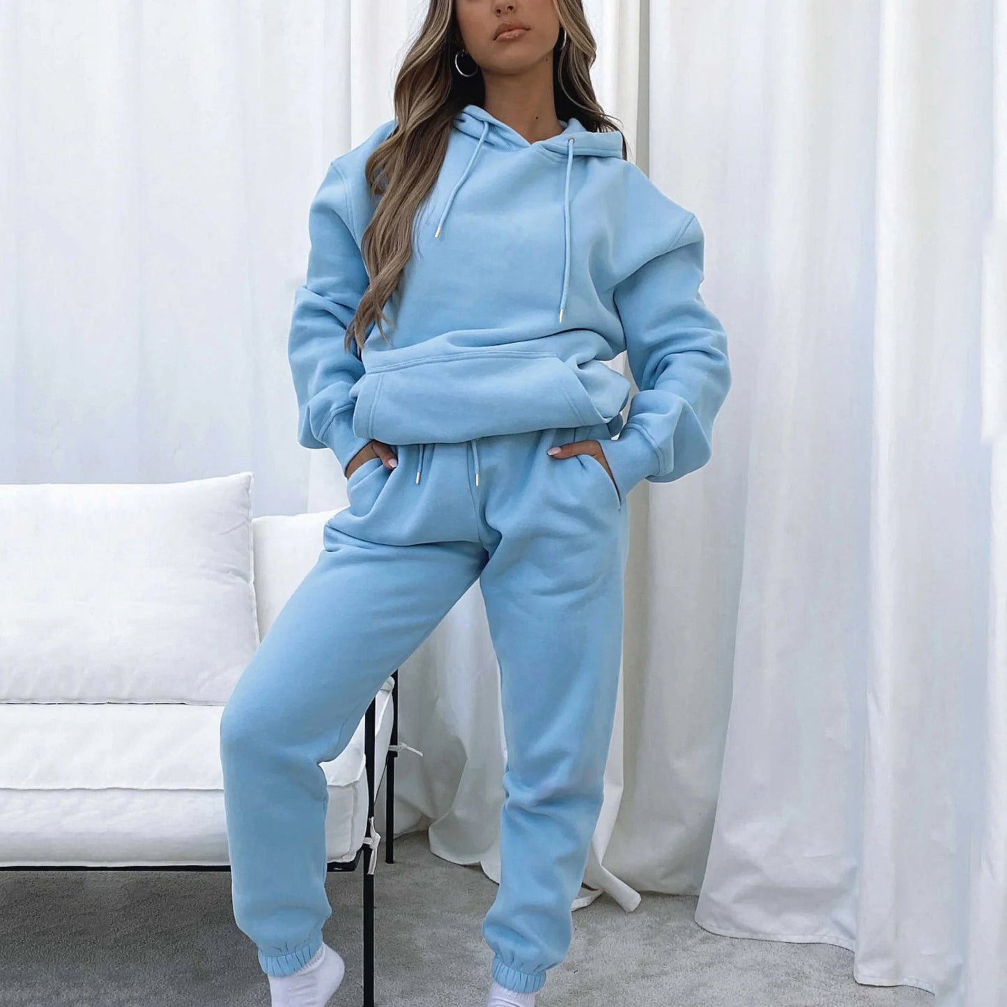Women's Comfortable Hoodie and Jogger Set