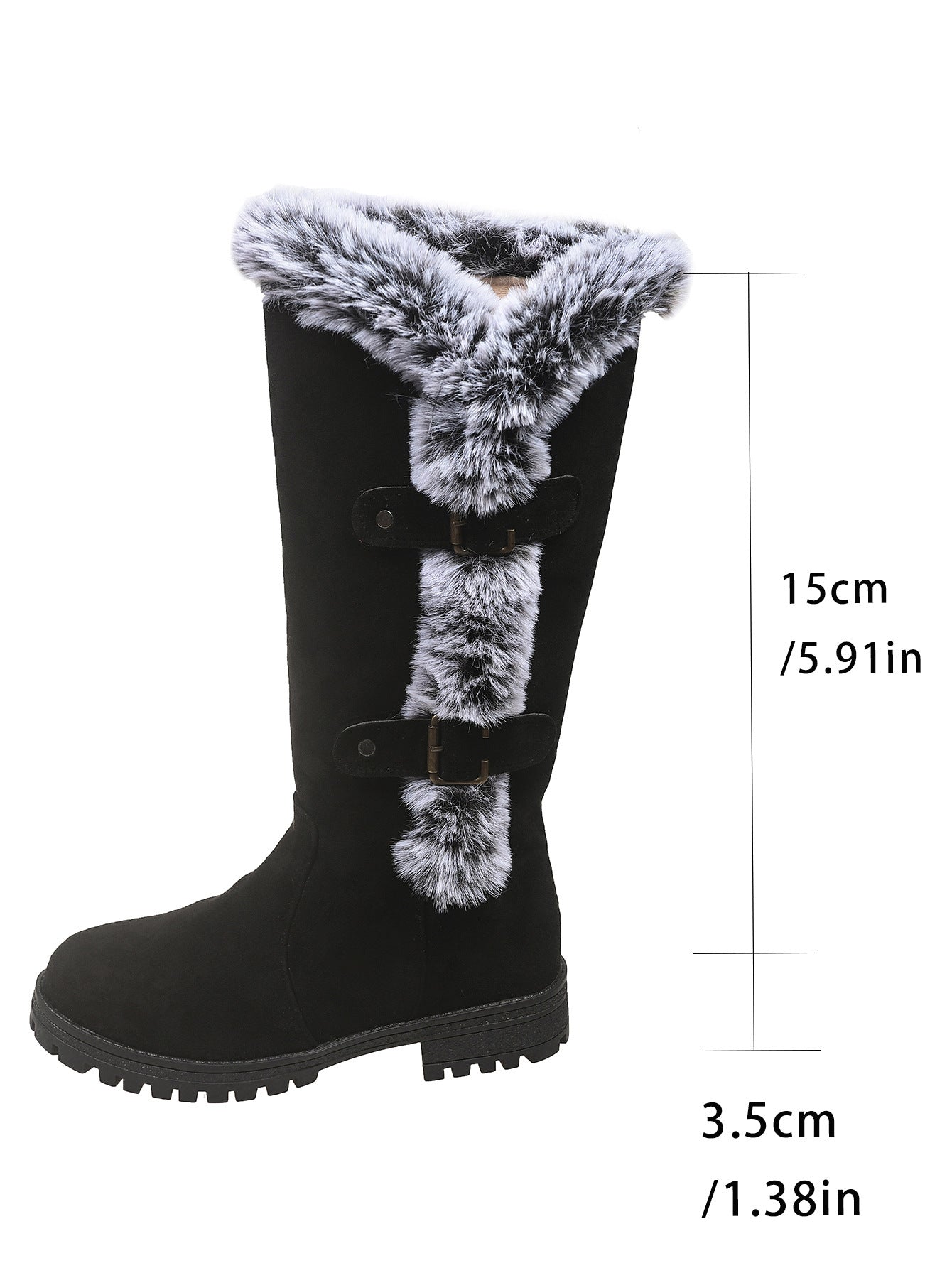 Women's Winter Boots Cuddly Faux Fur Non-slip