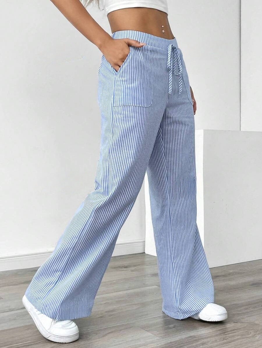 Women's Joggers Comfortable With Belt and Pockets