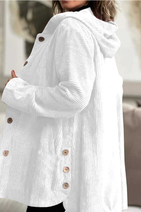 Women's Knitted Cardigan Hood Cosy Oversized