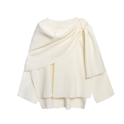 Women's Knitted Poncho Soft Cozy Elegant