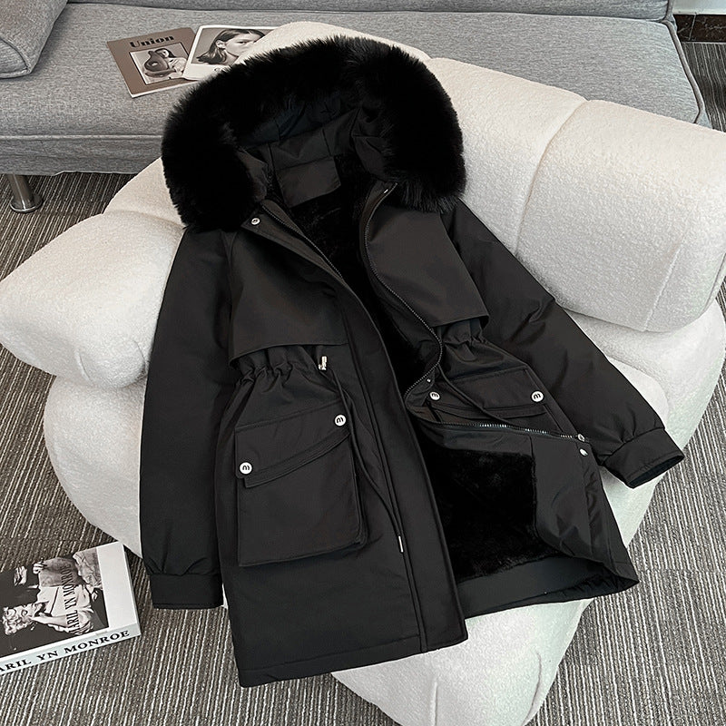 Women's Modern Cozy Winter Parka with Pockets