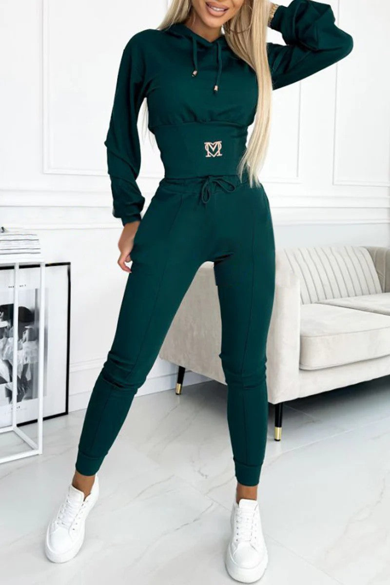 Women's Sport Jumpsuit Hooded Elastic Comfortable